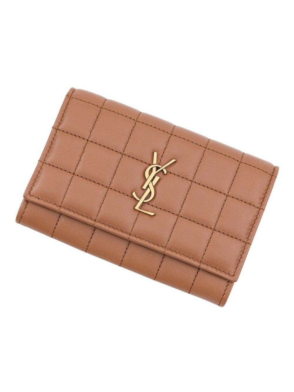 Saint Laurent Paris Card Case Compact Lambskin